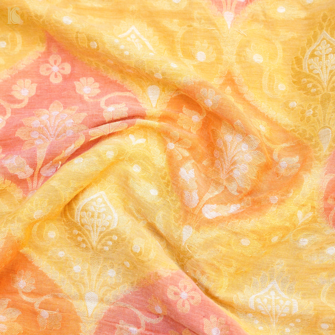 Banarasi Georgette Fabric with Hand Brush