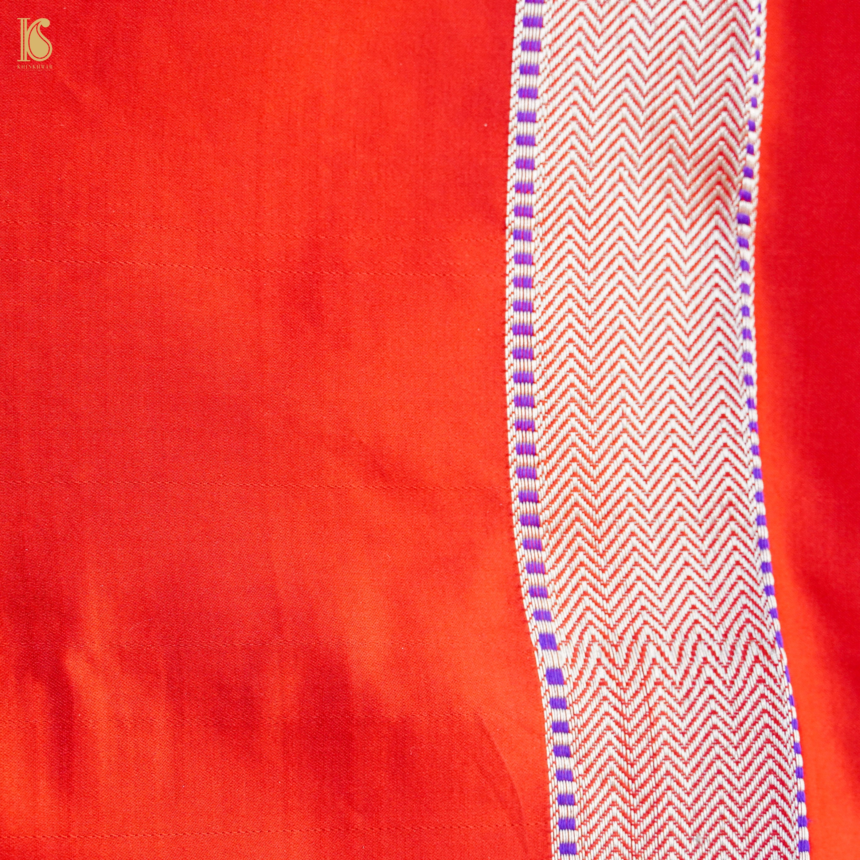 Peach Viscose Georgette Brocade Saree Design by Binal Patel at Pernia's Pop  Up Shop 2024