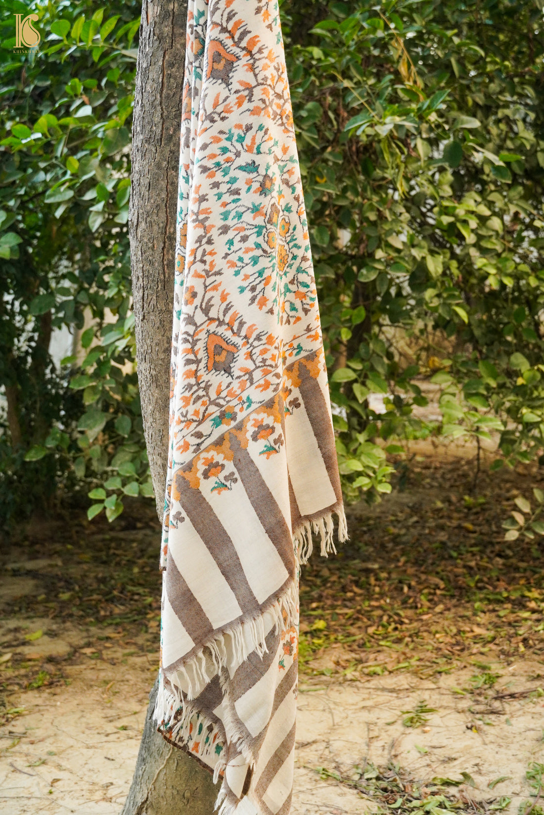Pashmina Handwoven Kani Kashmir Shawl