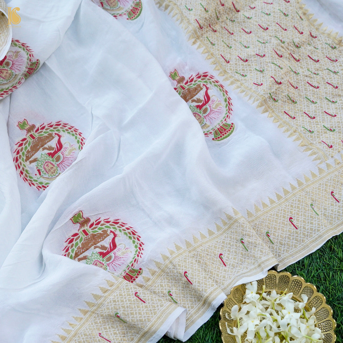 Pure Georgette Sher Boota Banarasi Dupatta