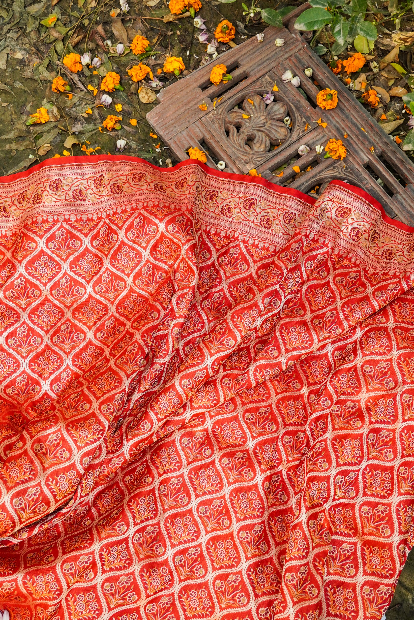 Handloom Banarasi Katan Silk Saree