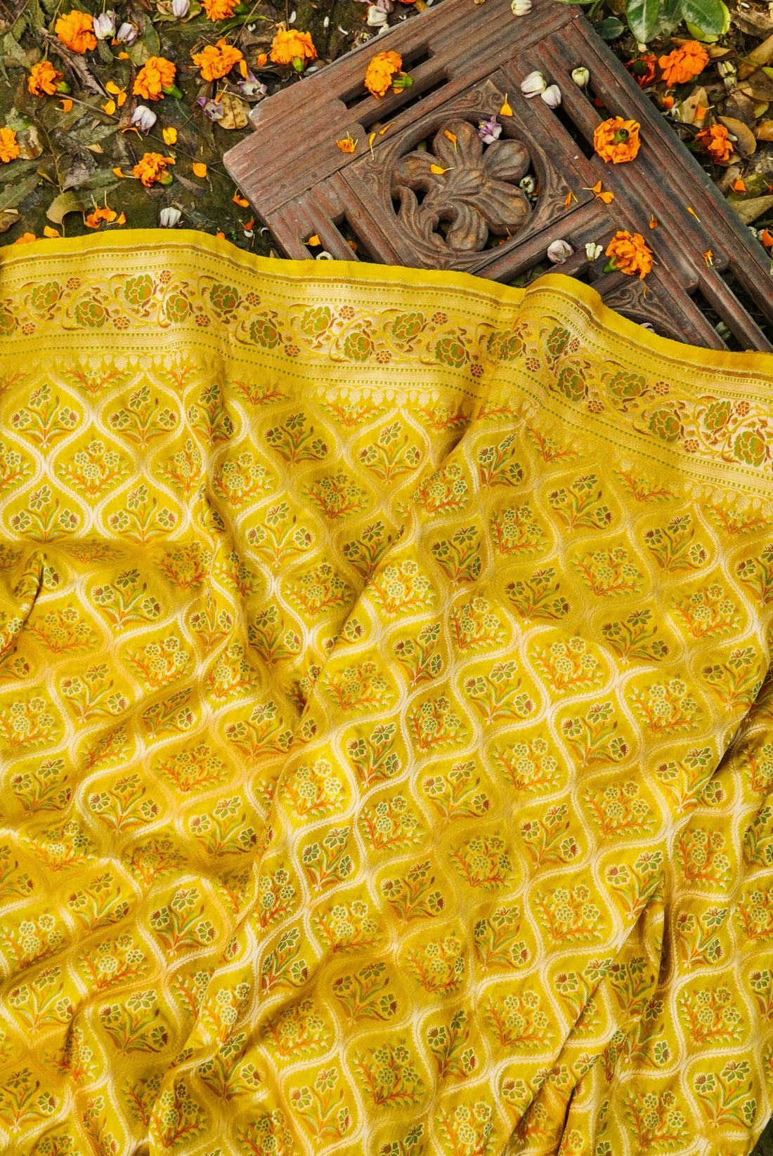 Handloom Banarasi Katan Silk Saree