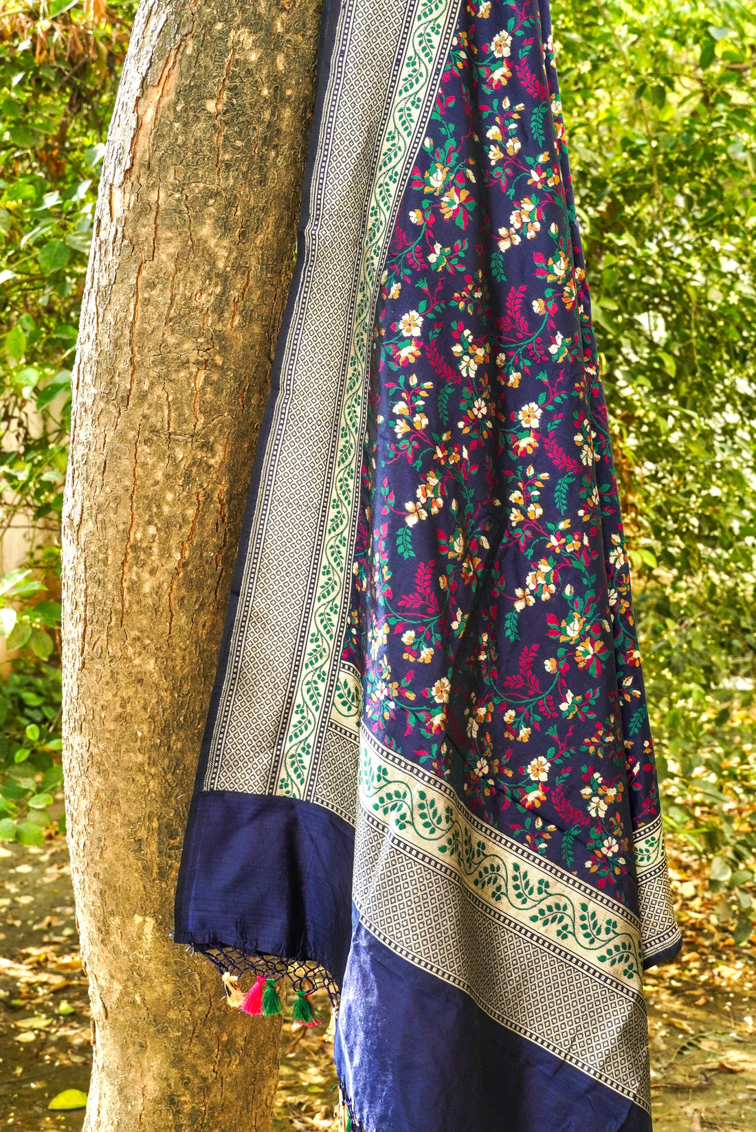 Handloom Banarasi Katan Silk Dupatta