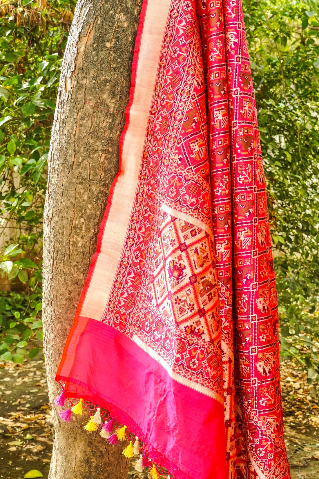 Handloom Banarasi Katan Silk Patola Dupatta