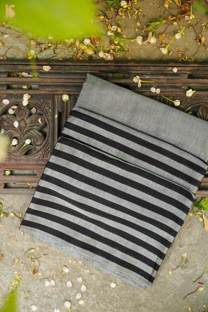 Chanderi Tissue Silk Handwoven Stripes Saree