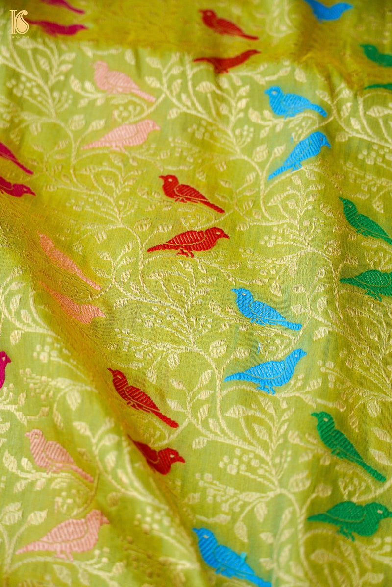 Handloom Banarasi Pure Kora Silk Saree