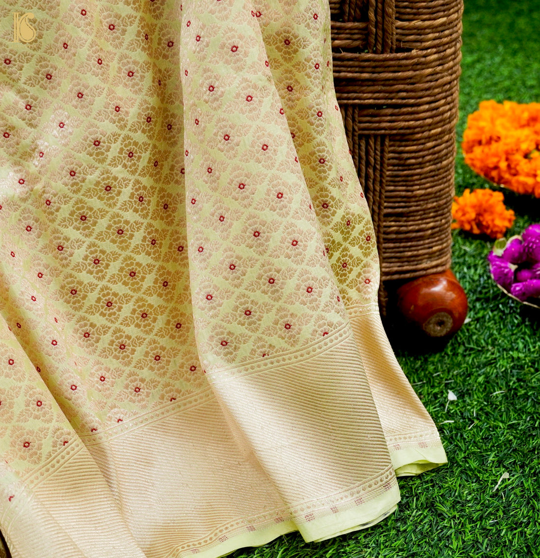 Handloom Banarasi Silk Brocade Saree