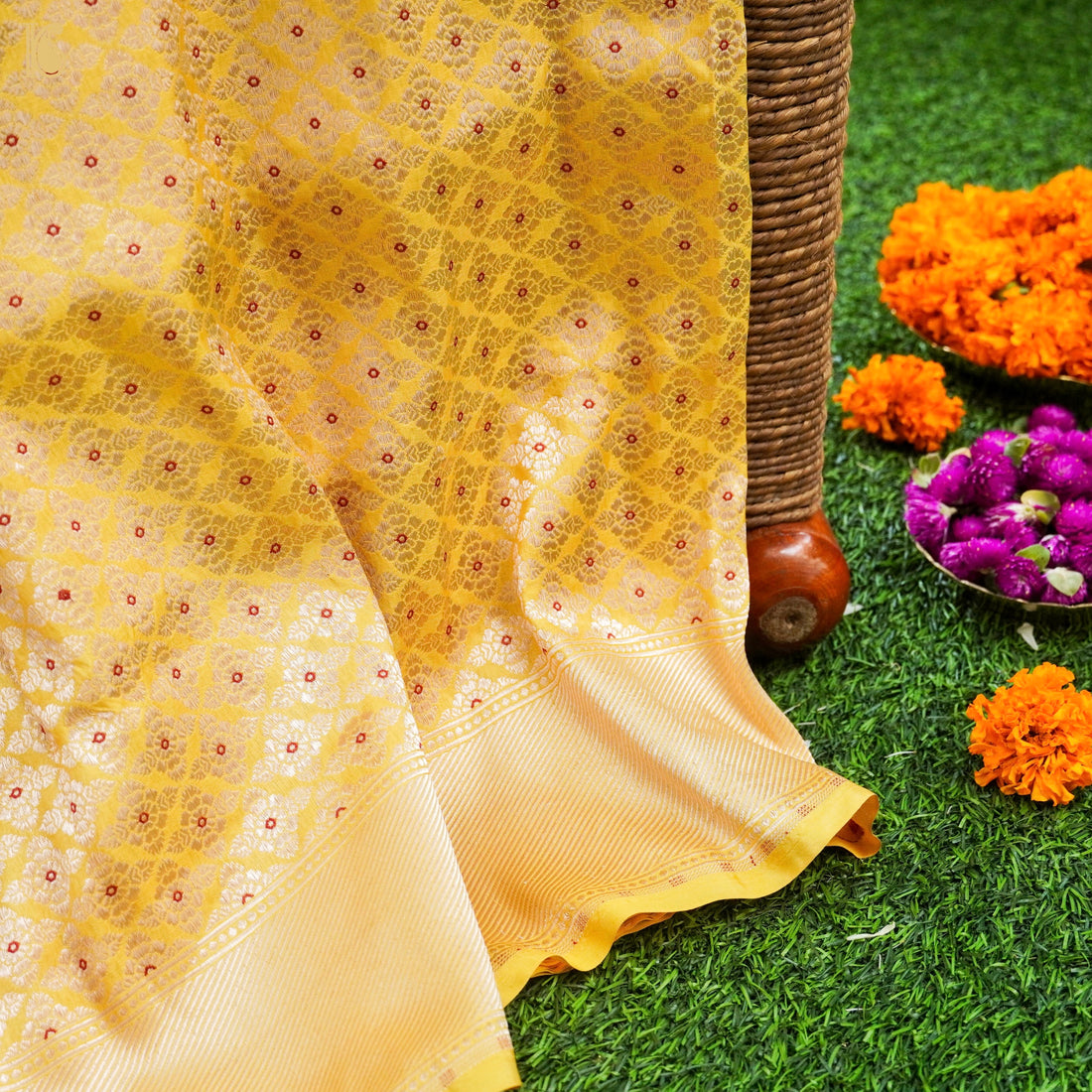 Handloom Banarasi Silk Brocade Saree