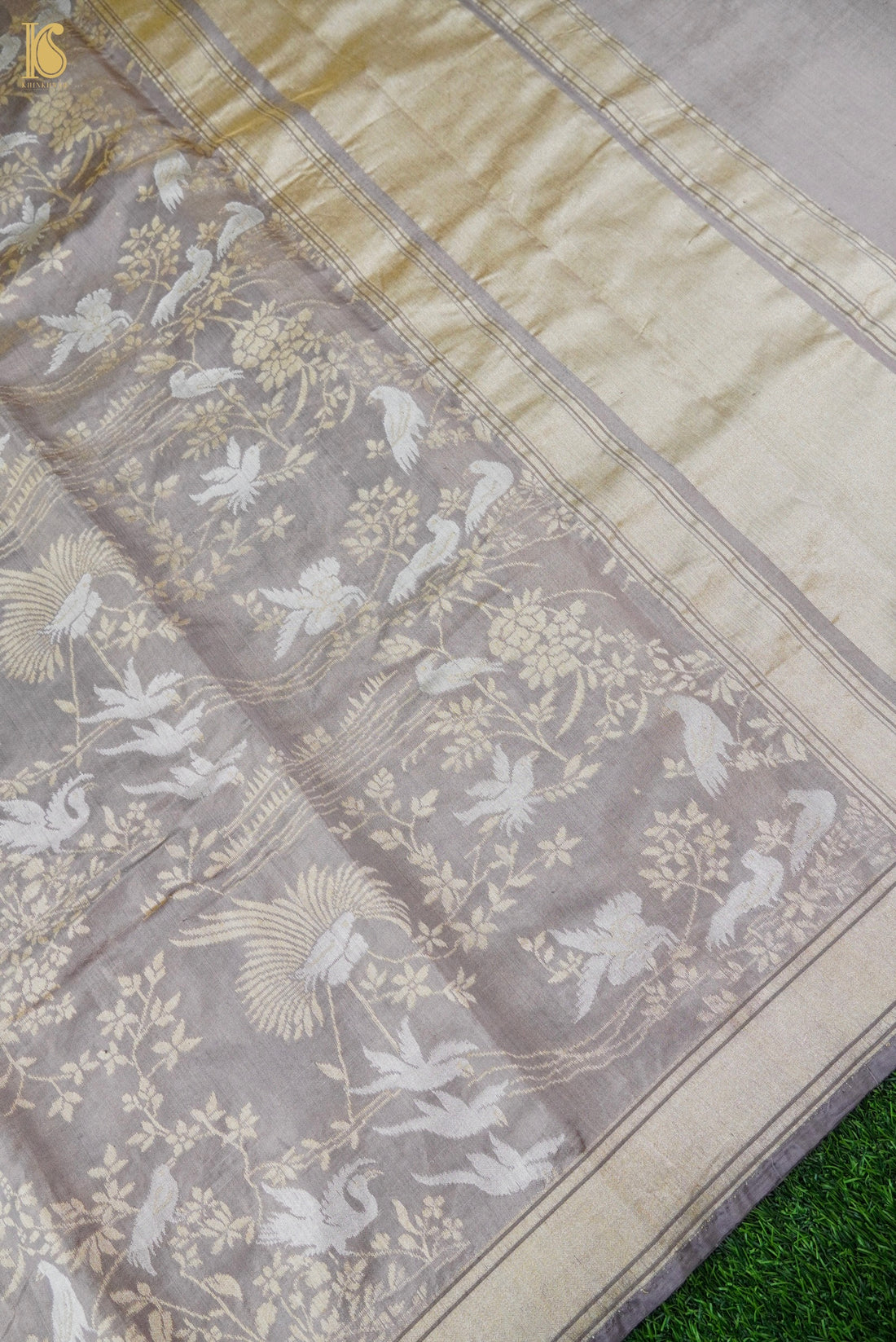 Tissue Silk Handwoven Banarasi Shikargah Saree
