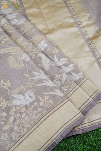 Tissue Silk Handwoven Banarasi Shikargah Saree