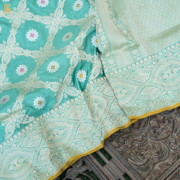 Handloom Banarasi Pure Katan Silk Kadwa Saree