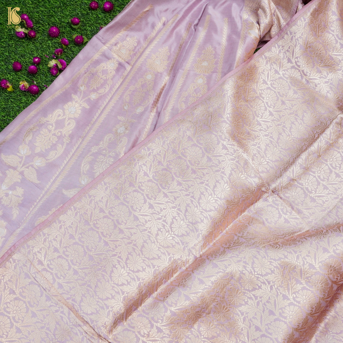 Handloom Banarasi Katan Silk Kalidar Lehenga