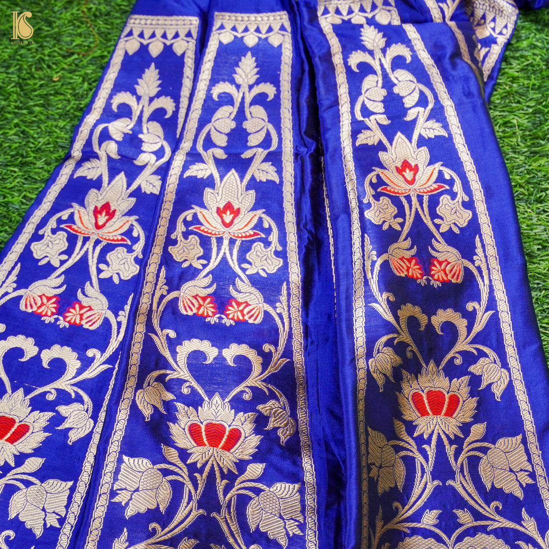 Handloom Banarasi Katan Silk Kalidar Lehenga