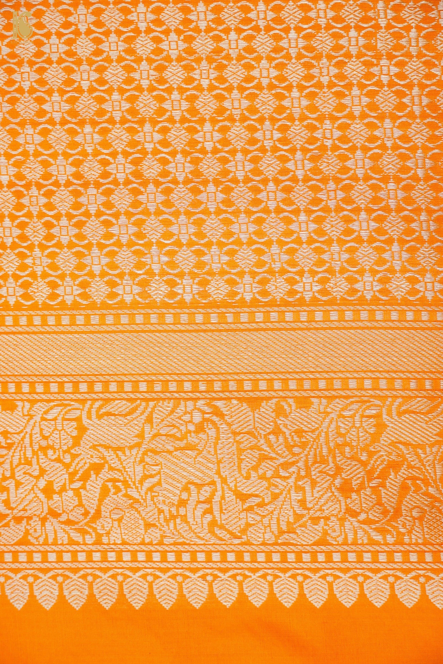 Handloom Banarasi Katan Silk Shikargah Saree