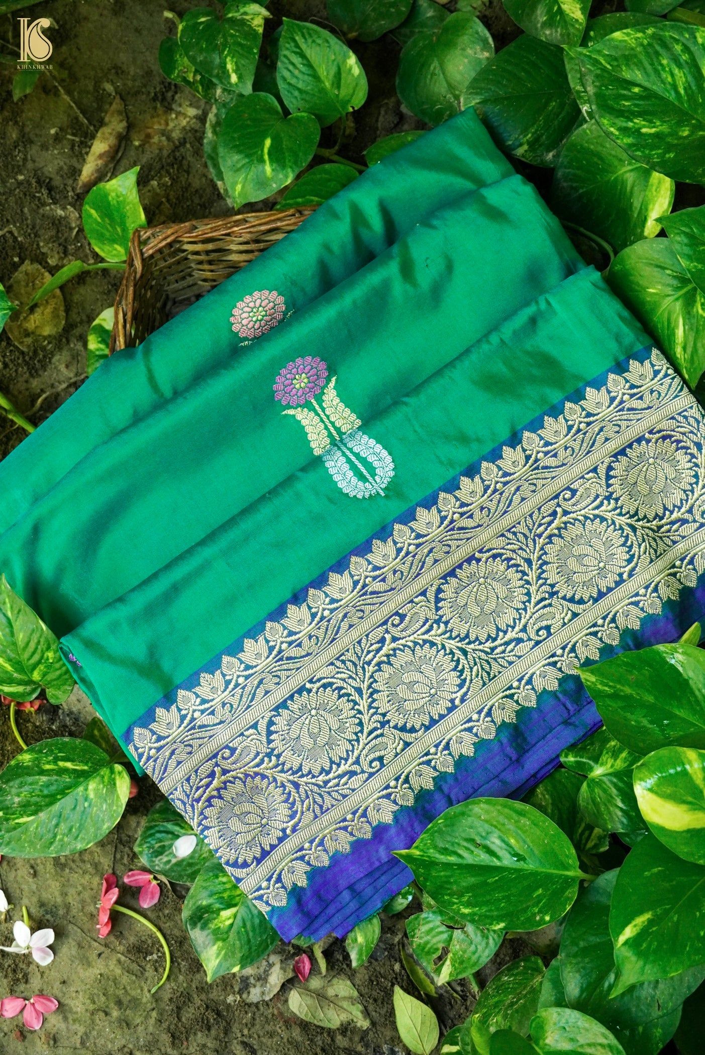 Handloom Banarasi Katan Silk Kadwa Saree