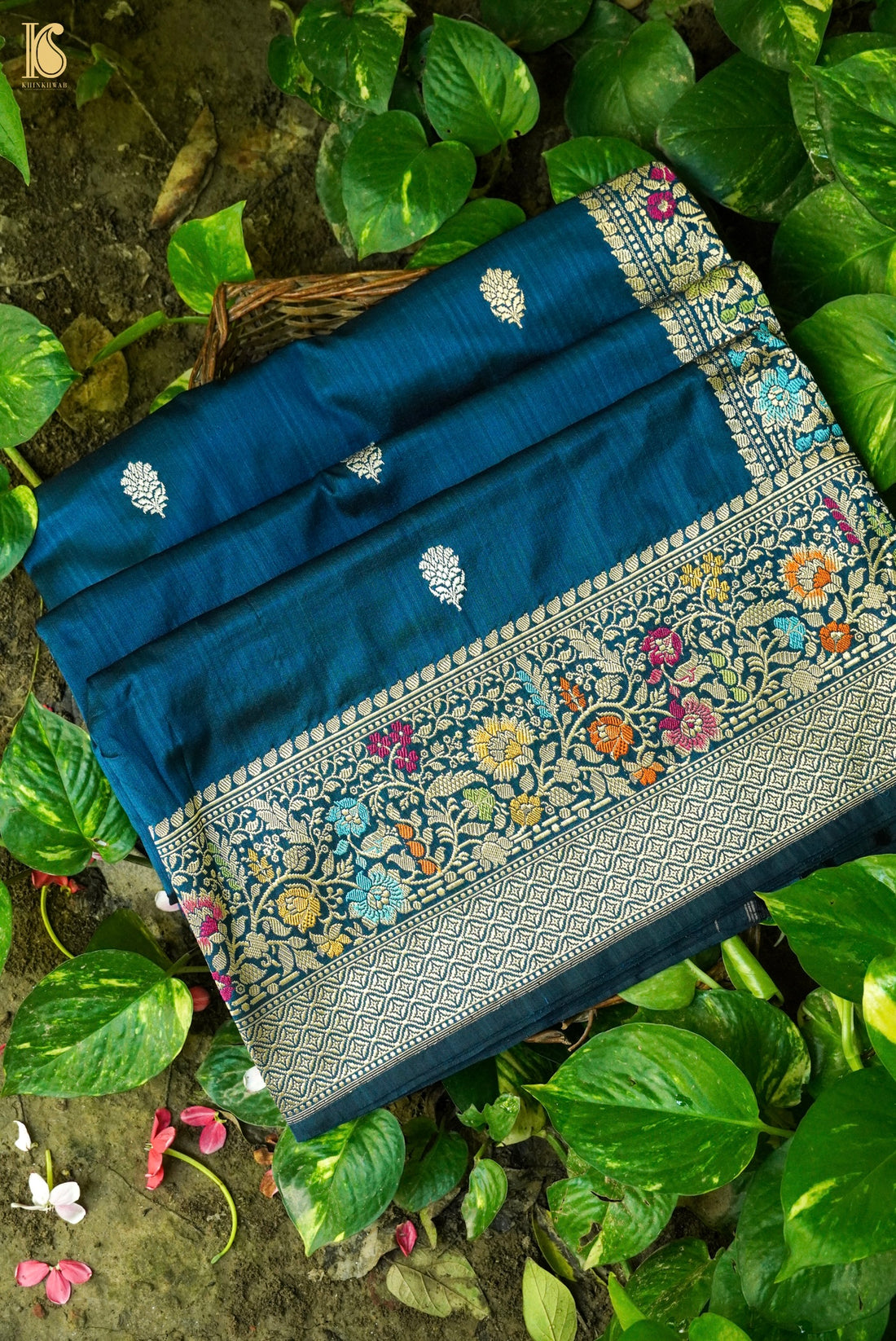 Handloom Banarasi Katan Silk Kadwa Saree