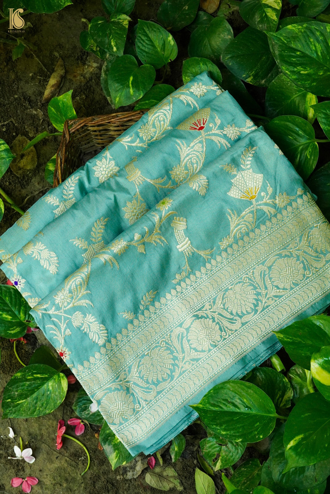 Handloom Banarasi Katan Silk Kadwa Saree