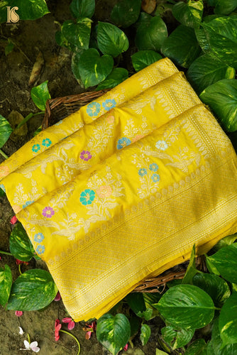 Handloom Banarasi Katan Silk Kadwa Saree