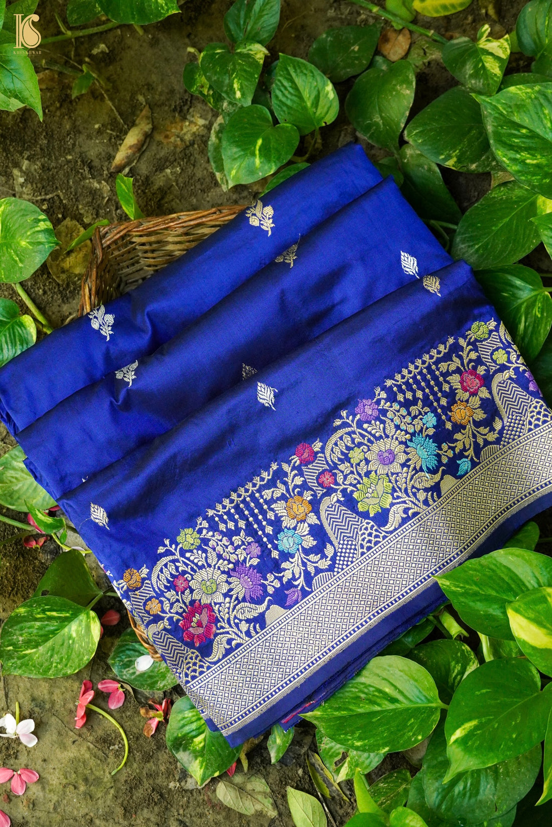 Handloom Banarasi Katan Silk Kadwa Saree