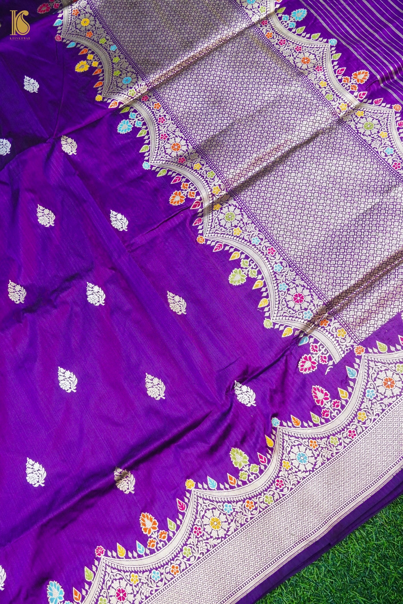 Handloom Banarasi Katan Silk Kadwa Saree