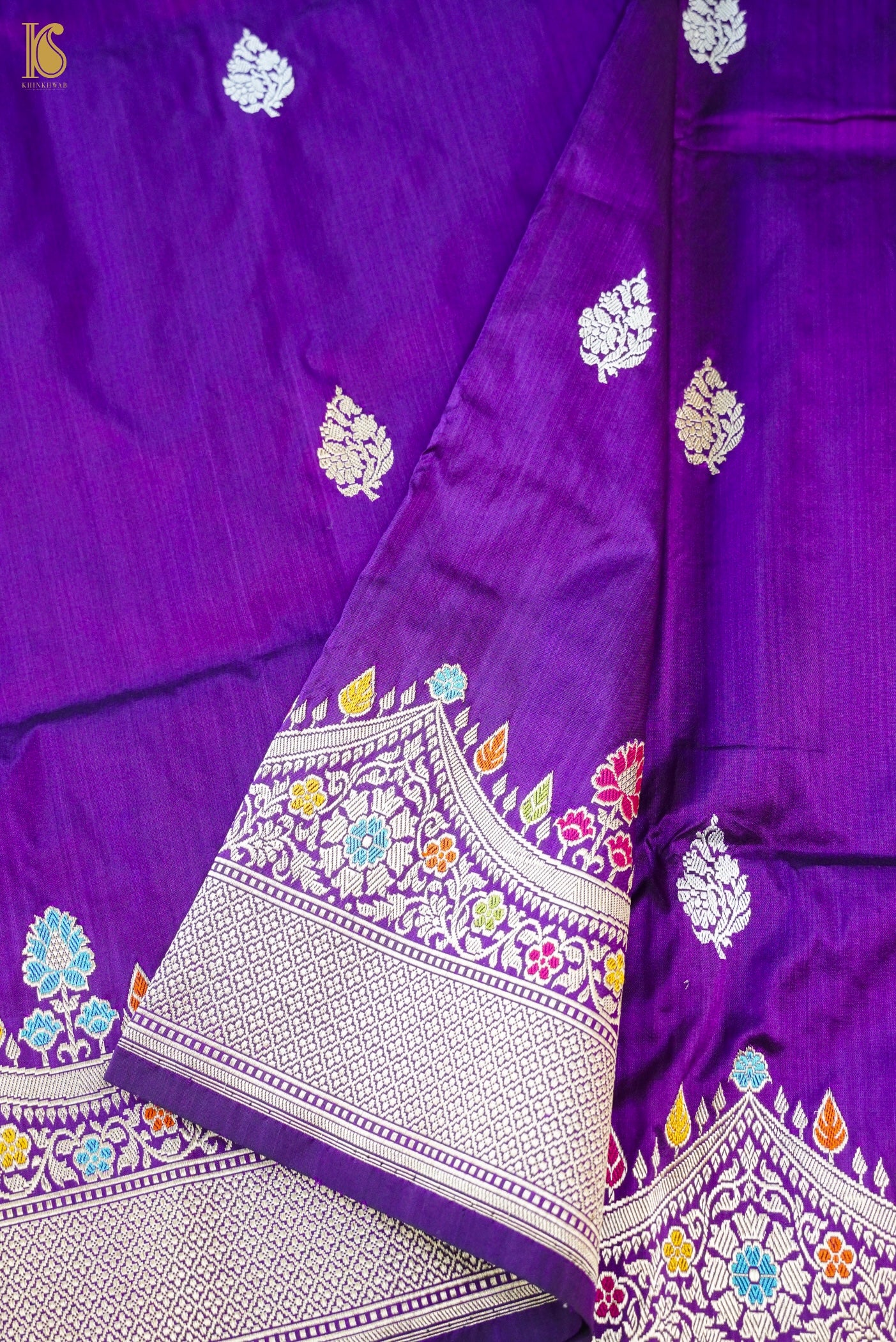 Handloom Banarasi Katan Silk Kadwa Saree