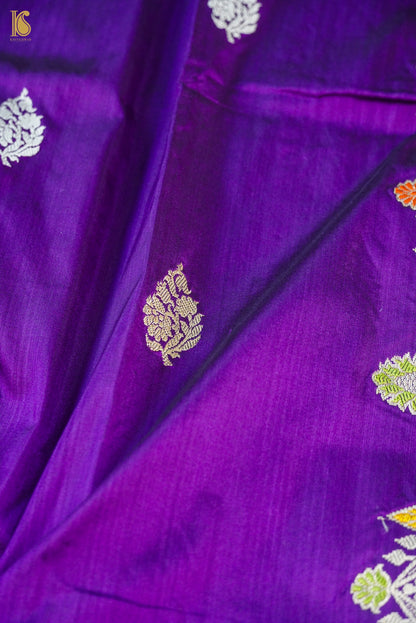 Handloom Banarasi Katan Silk Kadwa Saree