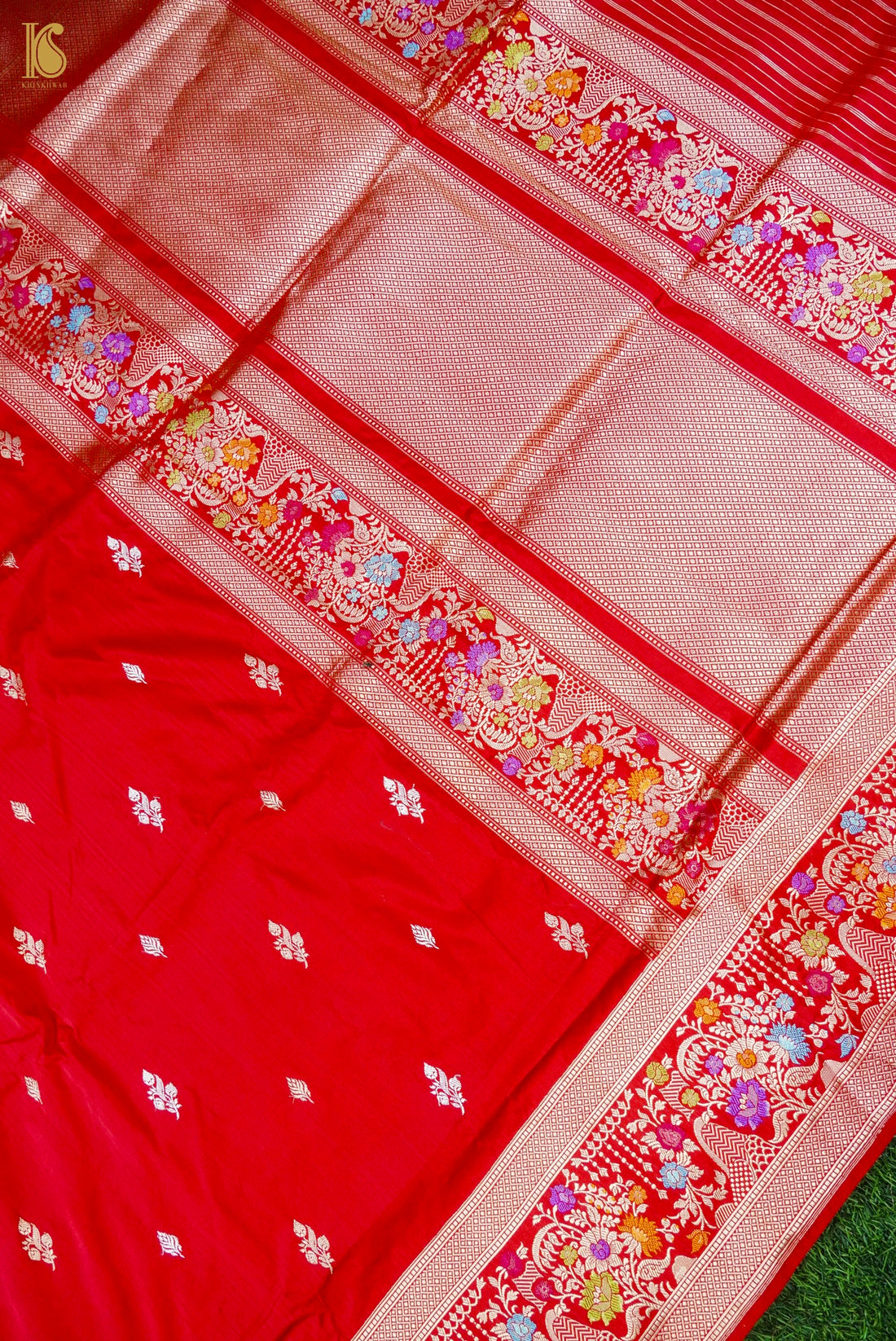 Handloom Banarasi Katan Silk Kadwa Saree