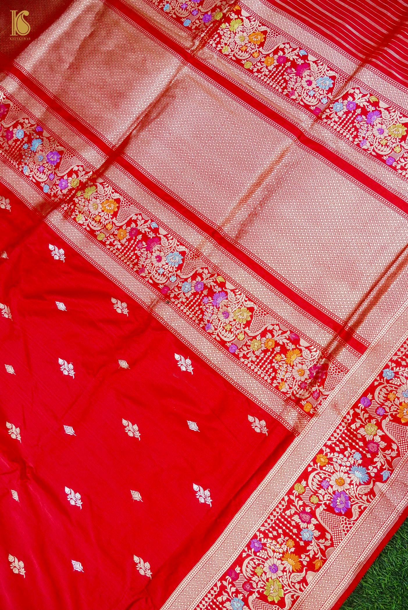 Handloom Banarasi Katan Silk Kadwa Saree