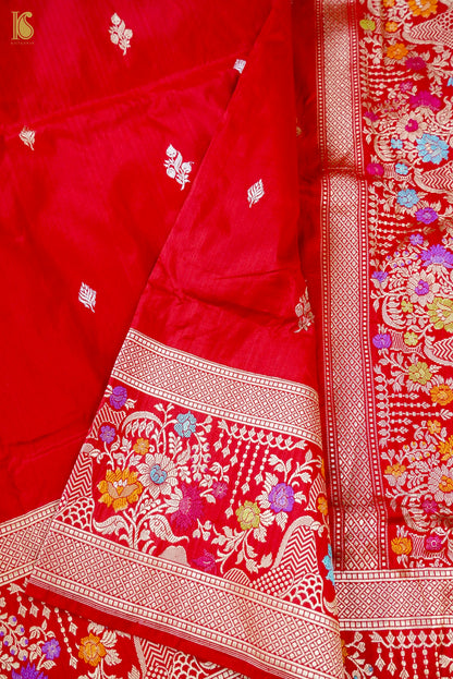 Handloom Banarasi Katan Silk Kadwa Saree