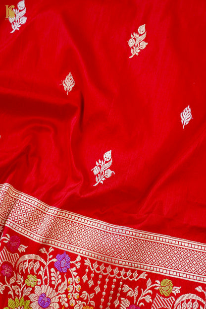 Handloom Banarasi Katan Silk Kadwa Saree