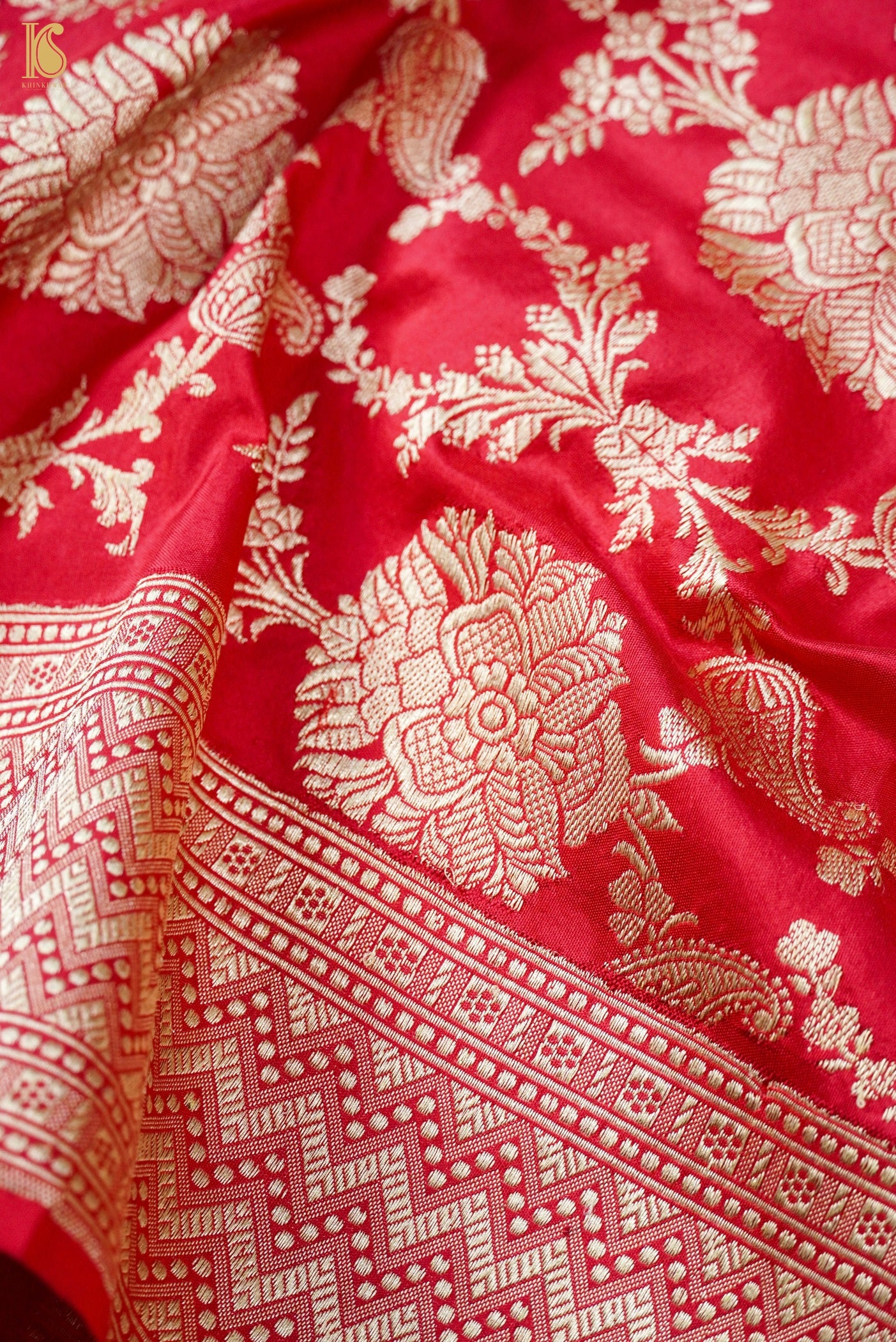 Handloom Banarasi Katan Silk Kadwa Saree