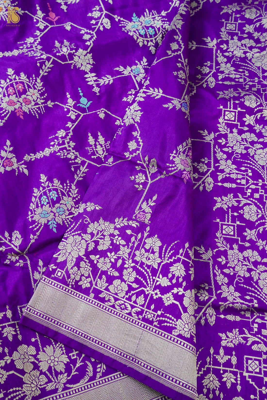 Handloom Banarasi Katan Silk Kadwa Saree