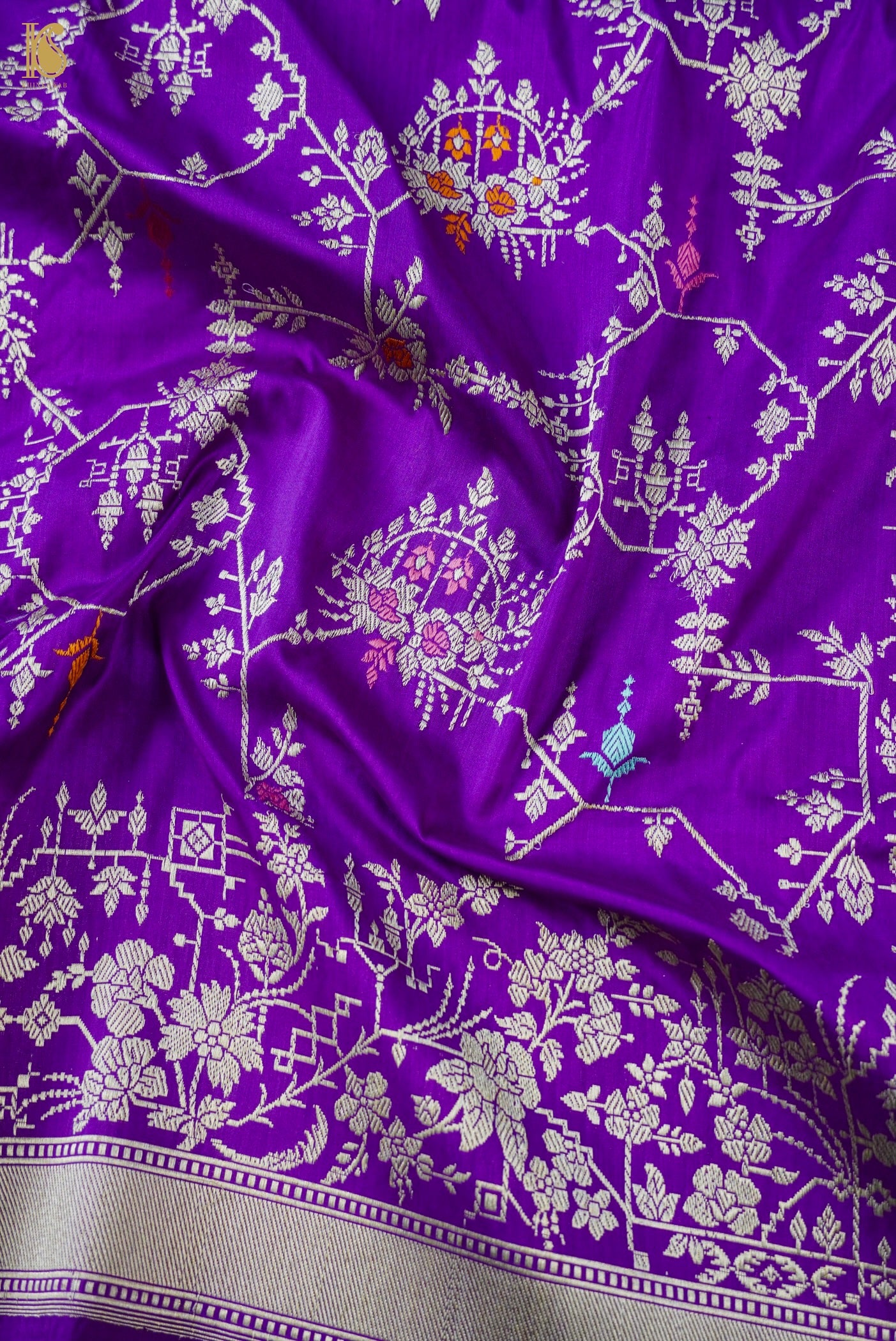 Handloom Banarasi Katan Silk Kadwa Saree