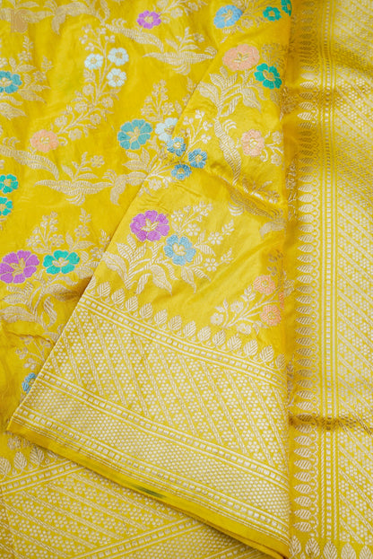 Handloom Banarasi Katan Silk Kadwa Saree