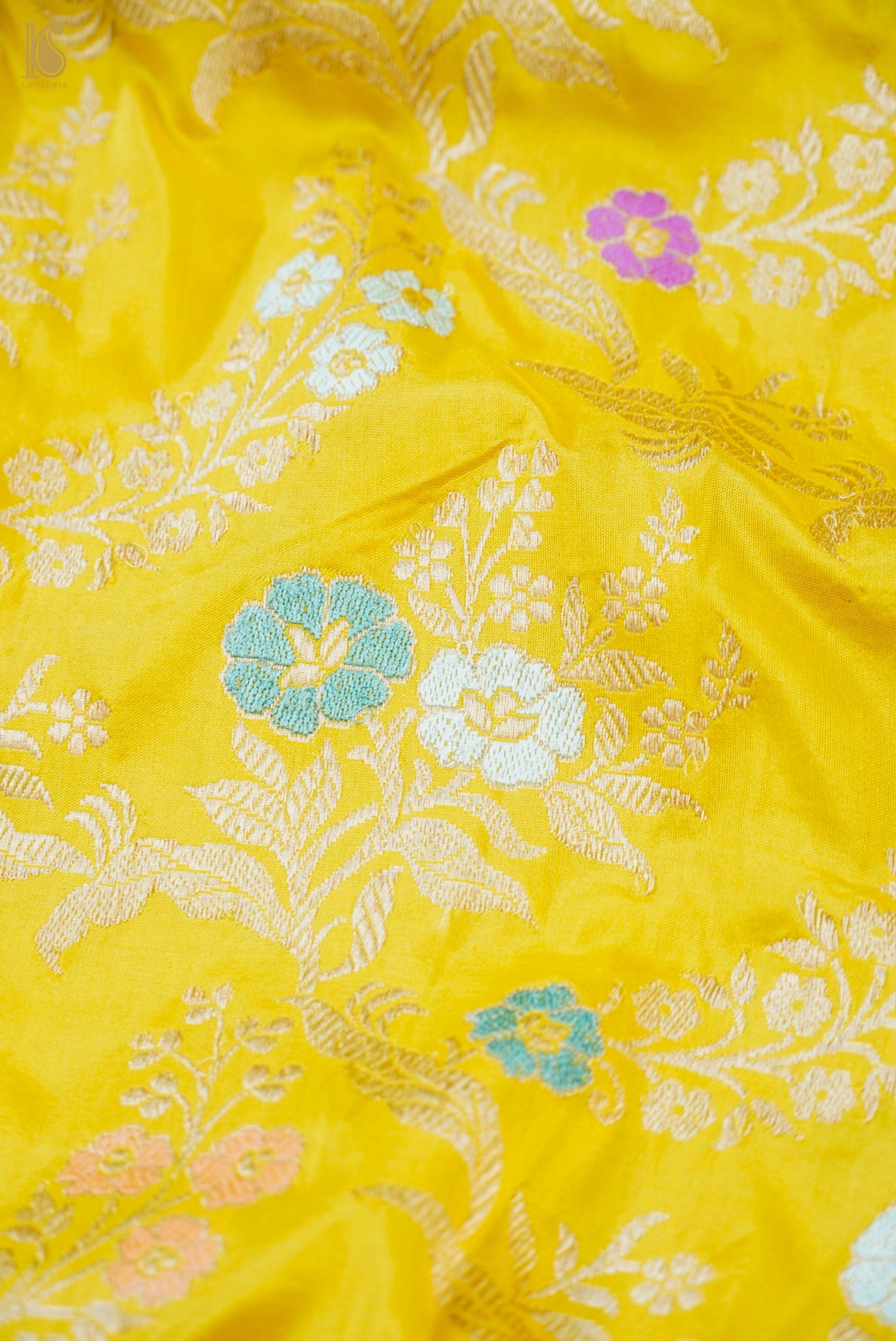 Handloom Banarasi Katan Silk Kadwa Saree