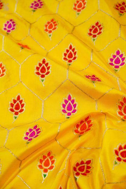 Banarasi Handloom Pure Katan Silk Kadwa Saree