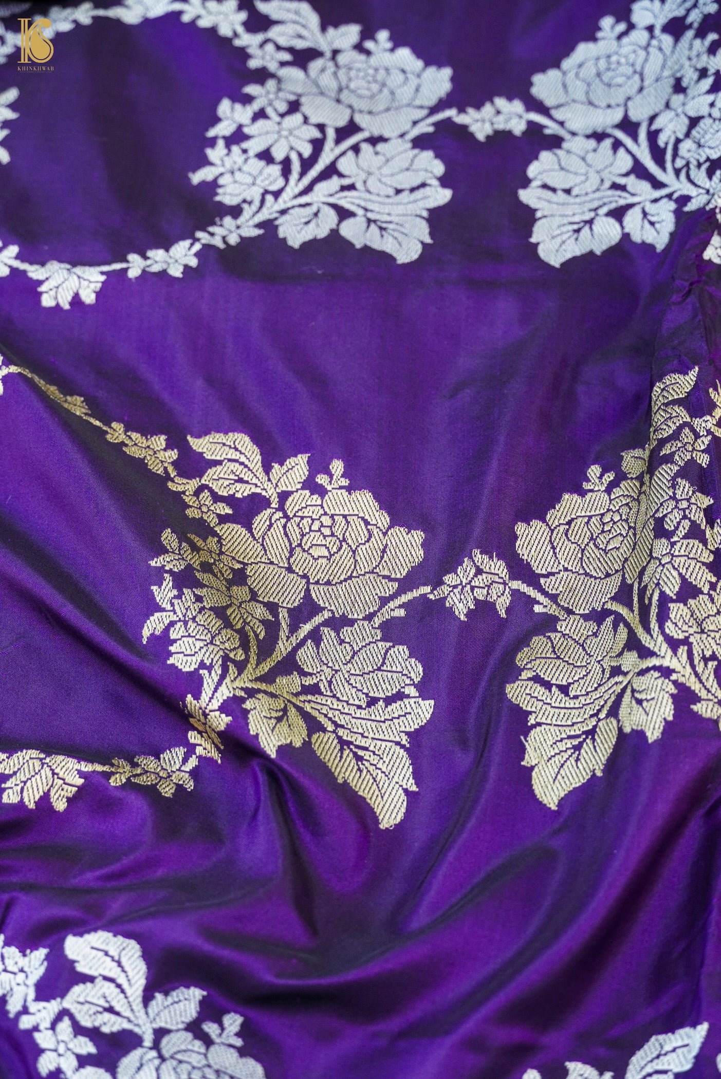 Handloom Banarasi Katan Silk Kadwa Saree