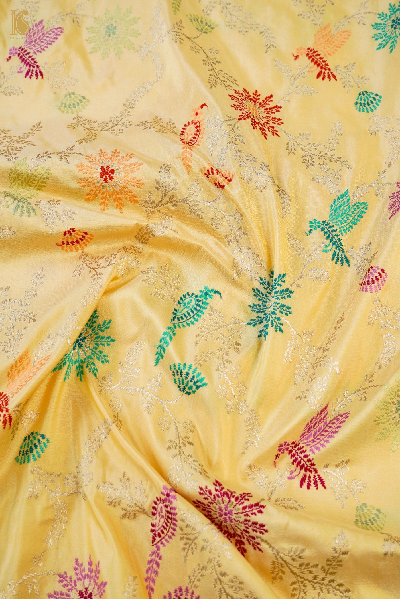 Handloom Banarasi Katan Silk Kadwa Saree