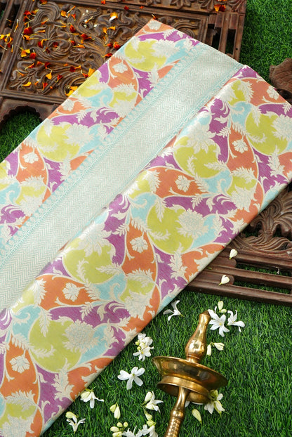 Handloom Banarasi Pure Katan Silk Rangkat Saree