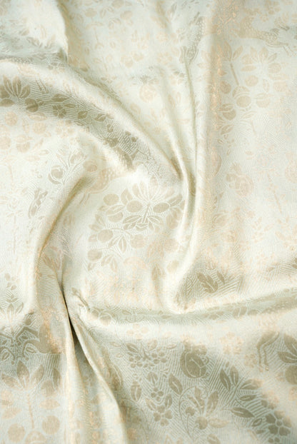 Handloom Banarasi Katan Silk Brocade Shikargah Saree