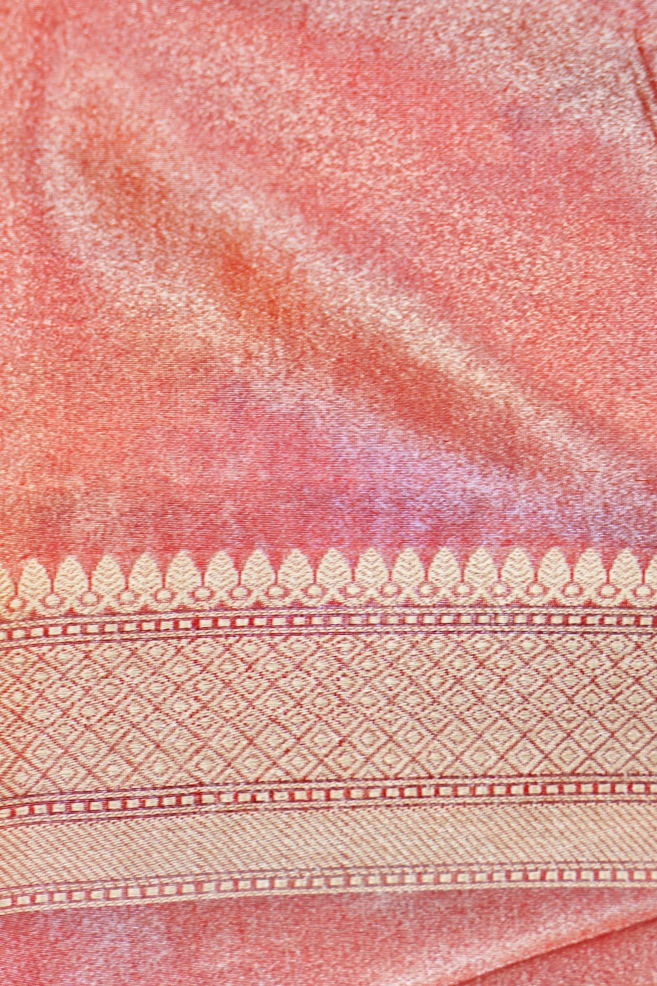 Handloom Banarasi Rangkat Tissue Silk Saree