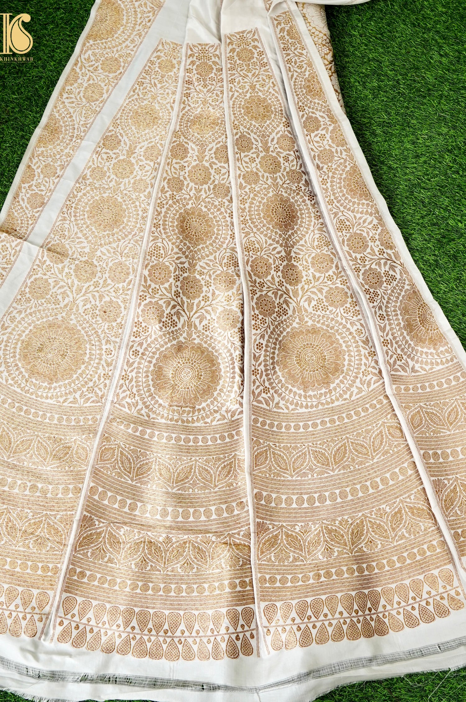 Handloom Banarasi Katan Silk Kalidar Neerja Lehenga