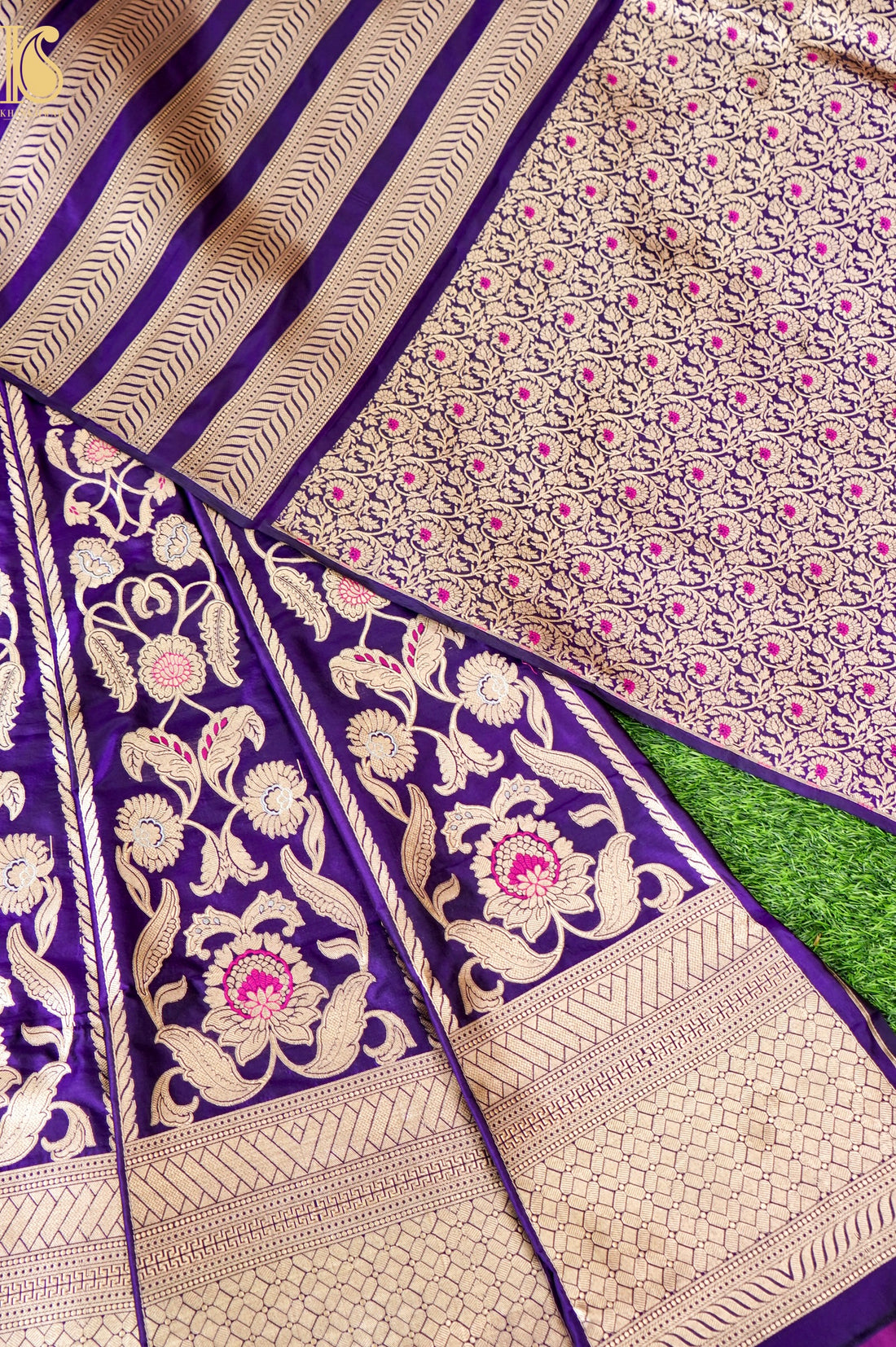 Handloom Banarasi Katan Silk Kalidar Latikaa Lehenga