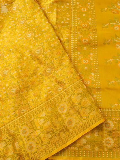 Handloom Banarasi Silk Resham Tanchoi Saree