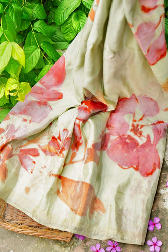 Tissue Silk Print Saree