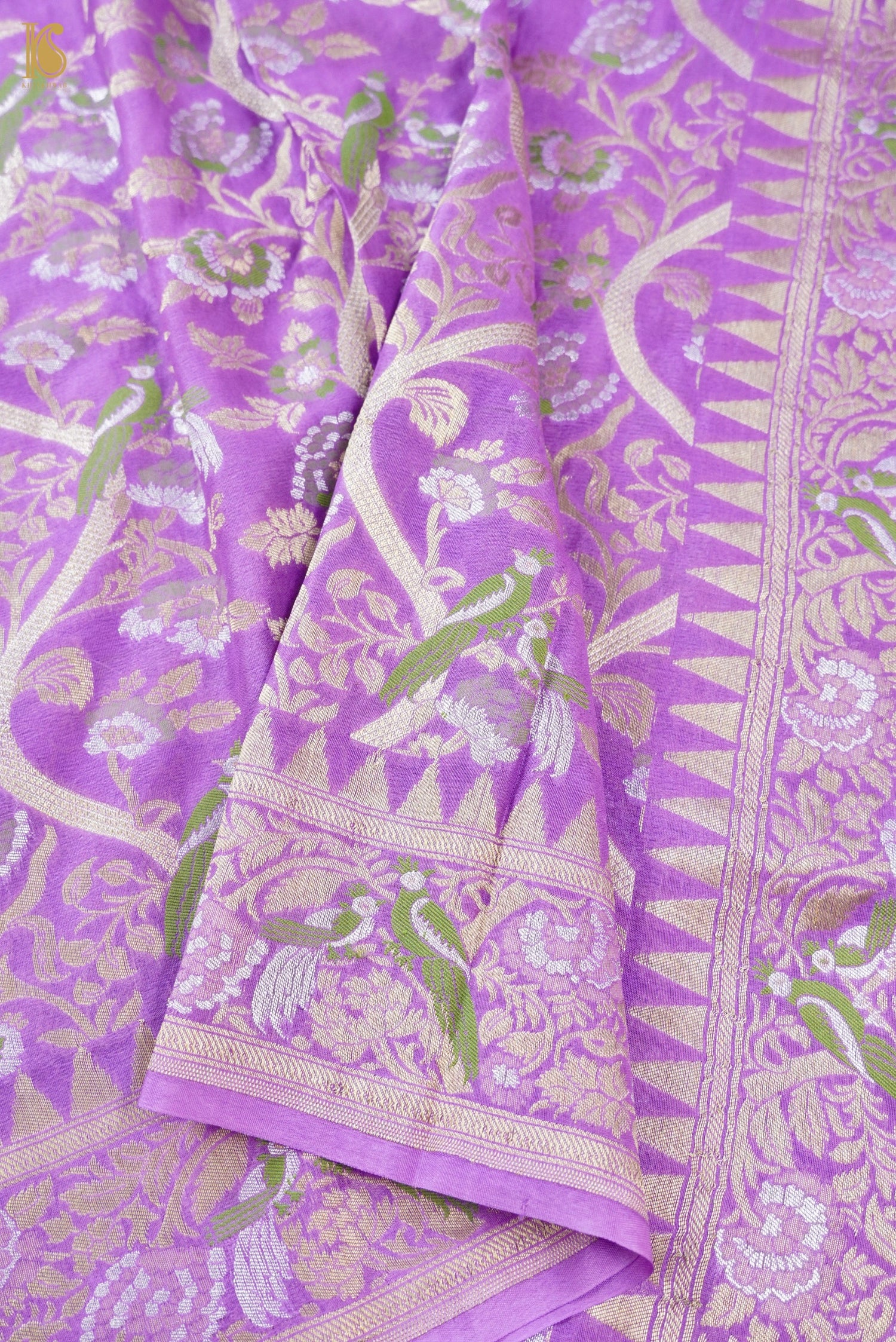 Banarasi Georgette Meenakari Birds Dupatta