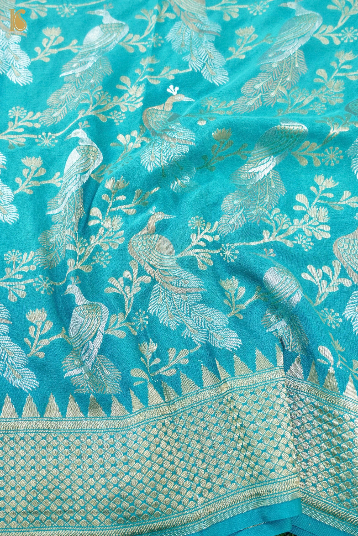 Banarasi Georgette Birds Dupatta