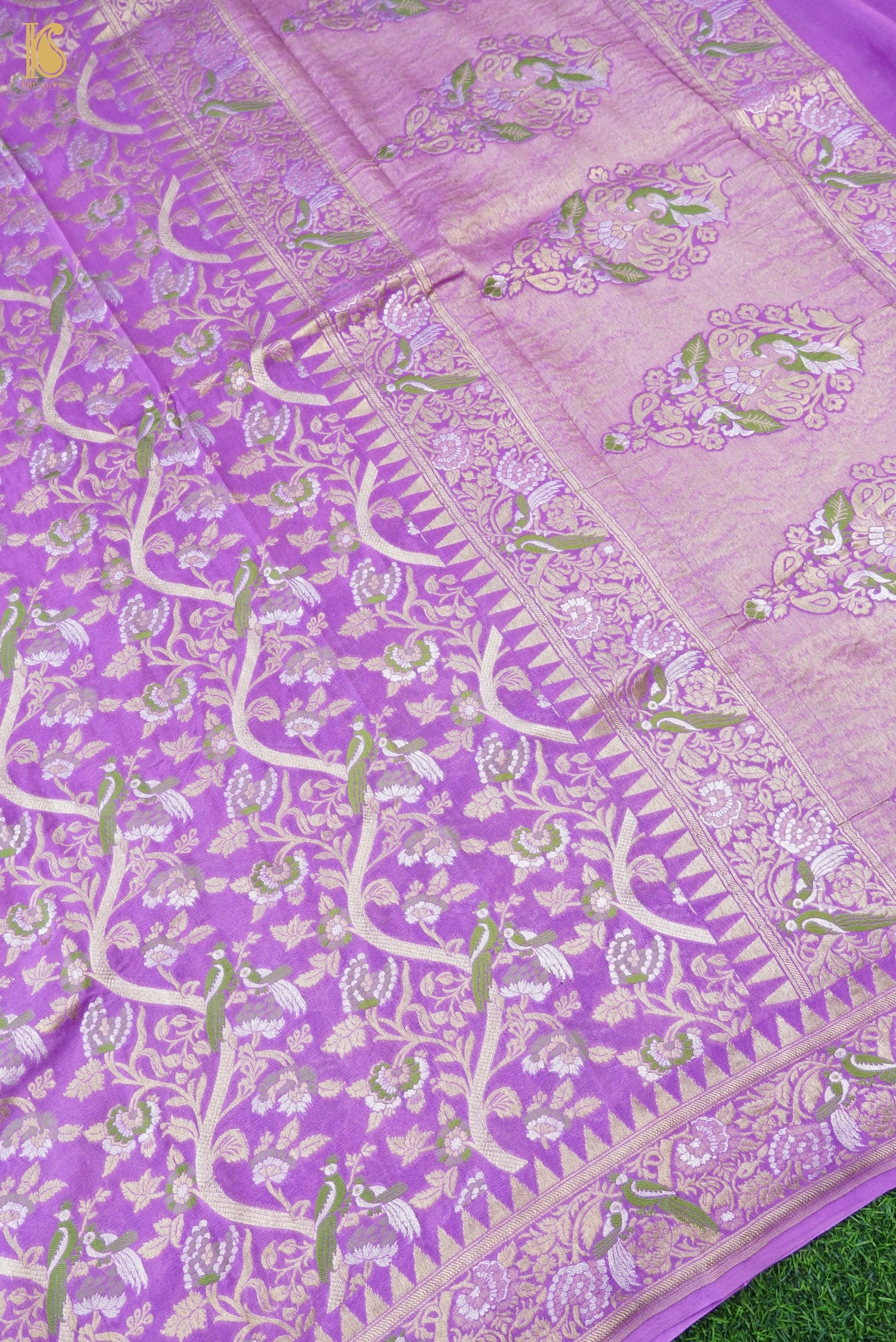 Banarasi Georgette Meenakari Birds Dupatta