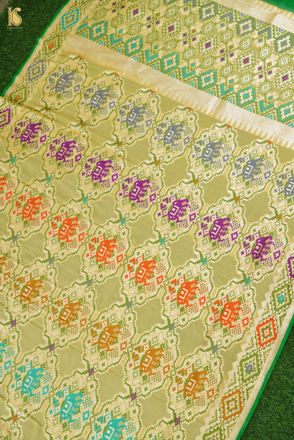 Handloom Georgette Banarasi Elephant Dupatta