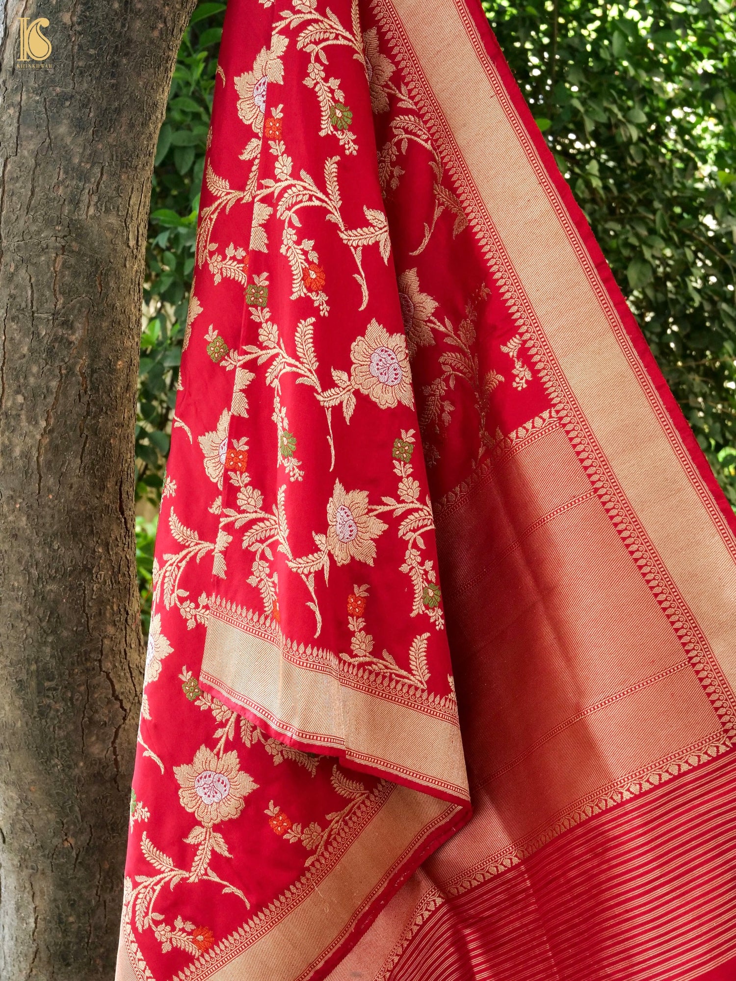 Handloom Banarasi Katan Silk Dupatta